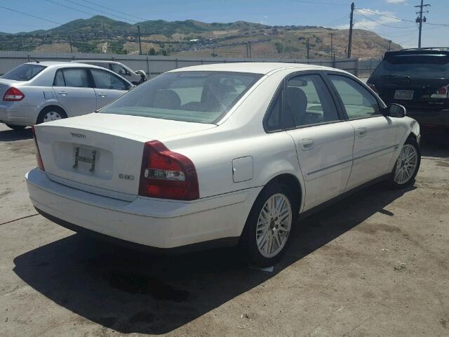 YV1TS92DX31312363 - 2003 VOLVO S80 WHITE photo 4