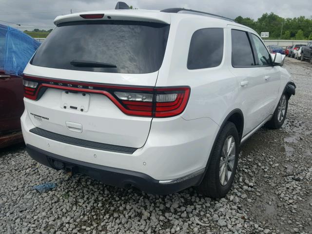 1C4RDHAG8HC823713 - 2017 DODGE DURANGO SX WHITE photo 4