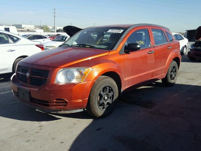 1B3CB1HA8AD616048 - 2010 DODGE CALIBER EX ORANGE photo 2