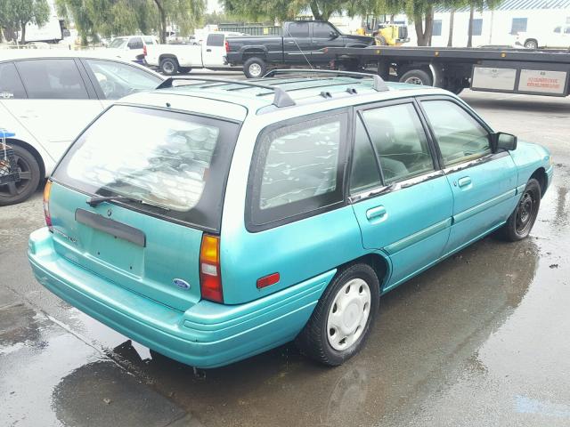 3FARP15J2RR123084 - 1994 FORD ESCORT LX TEAL photo 4