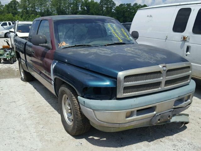 3B7HC13Y5WG162034 - 1998 DODGE RAM 1500 GREEN photo 1