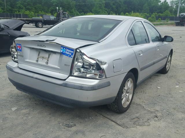 YV1RS59VX42395158 - 2004 VOLVO S60 2.5T SILVER photo 4
