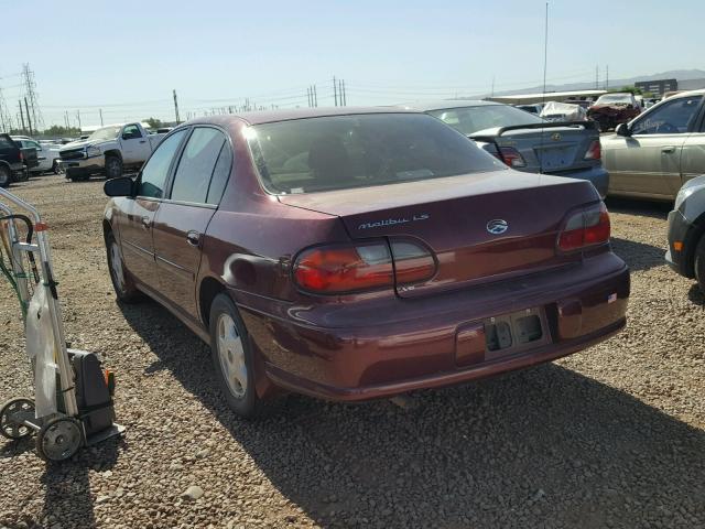 1G1NE52J116163533 - 2001 CHEVROLET MALIBU LS 栗色 照片 3
