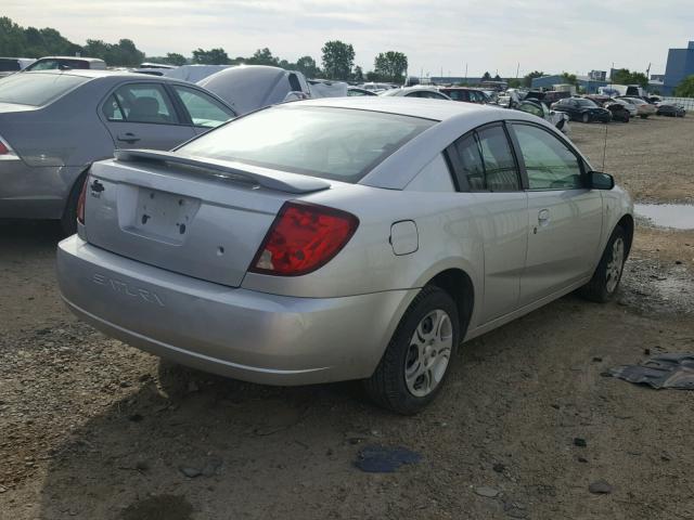 1G8AN12F15Z157837 - 2005 SATURN ION LEVEL SILVER photo 4