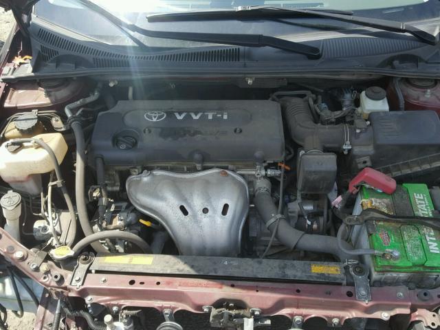 JTKDE167590276287 - 2009 TOYOTA SCION TC 栗色 照片 7