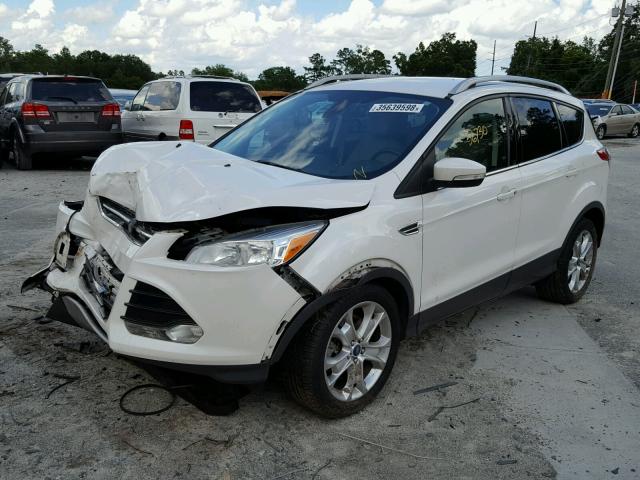 1FMCU0J92EUC89344 - 2014 FORD ESCAPE TIT WHITE photo 2