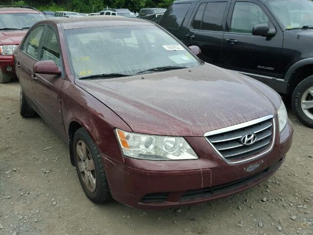 5NPET46C89H410423 - 2009 HYUNDAI SONATA GLS RED photo 1