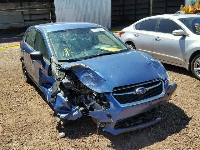 JF1GPAA64F9239211 - 2015 SUBARU IMPREZA BA BLUE photo 1