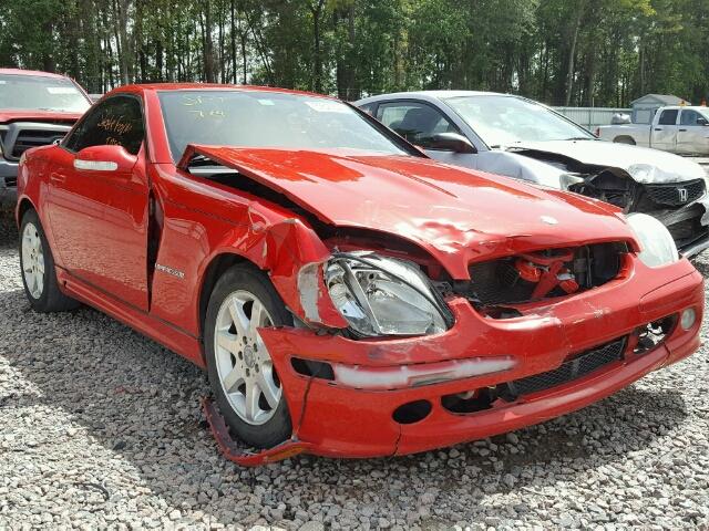 WDBKK49F71F177093 - 2001 MERCEDES-BENZ SLK 230 KO RED photo 1