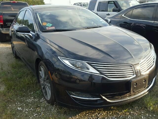 3LN6L2GK5ER827127 - 2014 LINCOLN MKZ BLACK photo 1