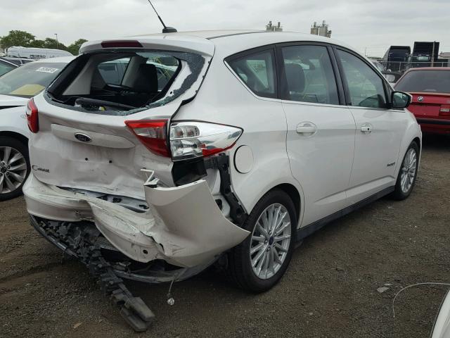 1FADP5BU8EL520422 - 2014 FORD C-MAX SEL WHITE photo 4