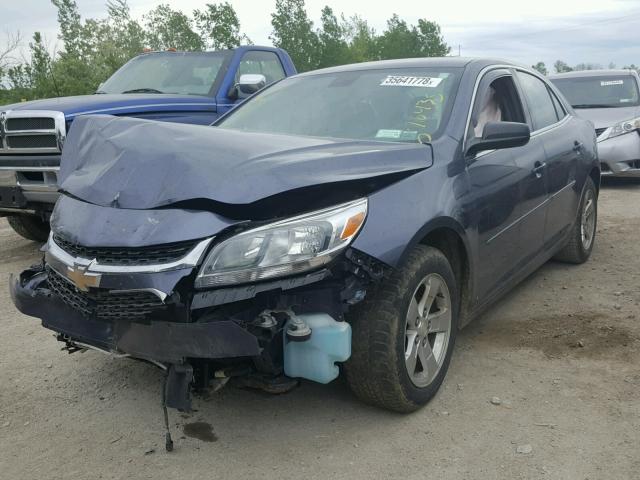 1G11B5SLXEF107038 - 2014 CHEVROLET MALIBU LS BLUE photo 2