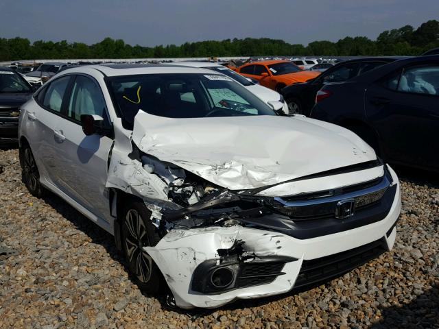 19XFC1F71HE032227 - 2017 HONDA CIVIC EXL WHITE photo 1