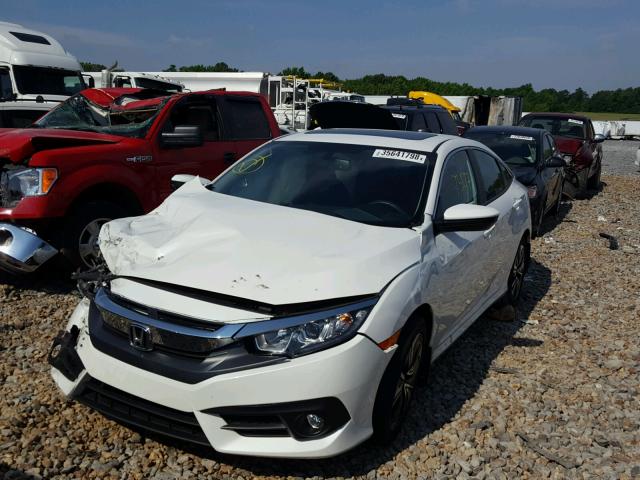19XFC1F71HE032227 - 2017 HONDA CIVIC EXL WHITE photo 2