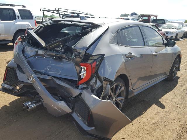 SHHFK7G41JU217788 - 2018 HONDA CIVIC SPOR GRAY photo 4