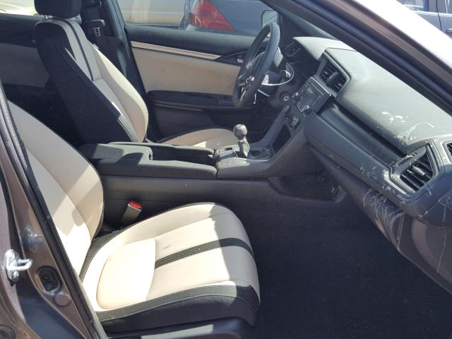 SHHFK7G41JU217788 - 2018 HONDA CIVIC SPOR GRAY photo 5