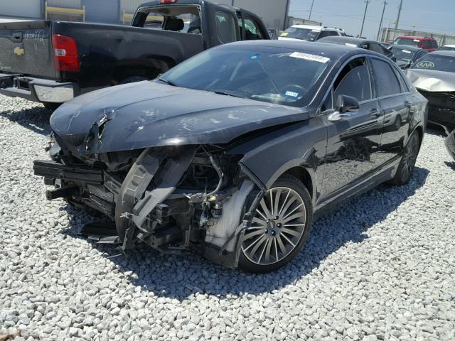 3LN6L2LU1GR603167 - 2016 LINCOLN MKZ HYBRID BLACK photo 2