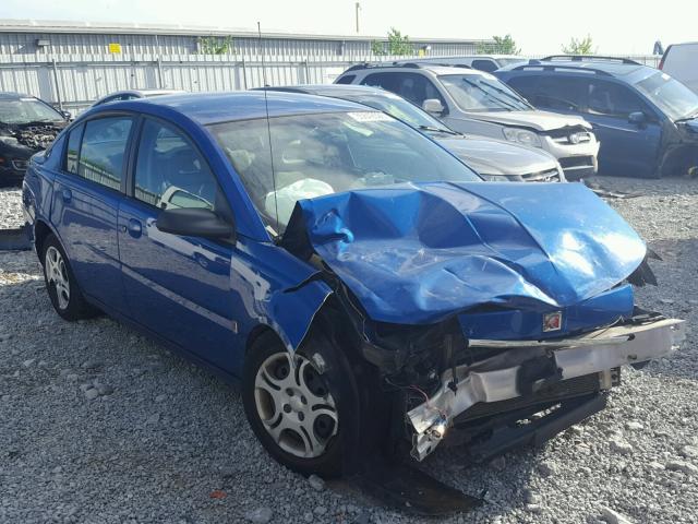 1G8AJ52F04Z106301 - 2004 SATURN ION LEVEL BLUE photo 1
