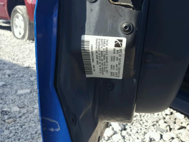 1G8AJ52F04Z106301 - 2004 SATURN ION LEVEL BLUE photo 10