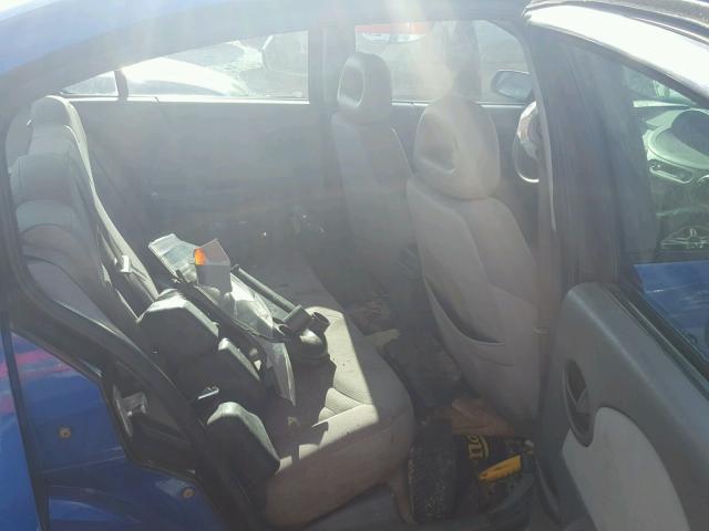 1G8AJ52F04Z106301 - 2004 SATURN ION LEVEL BLUE photo 6