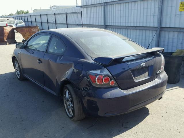 JTKDE167280221228 - 2008 TOYOTA SCION TC 蓝色 照片 3