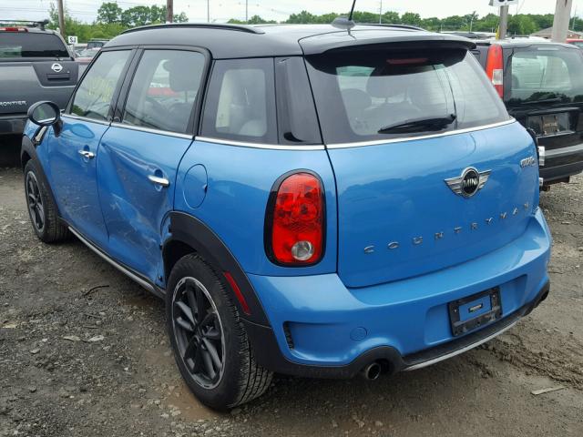 WMWZC5C54GWU21775 - 2016 MINI COOPER S C BLUE photo 3