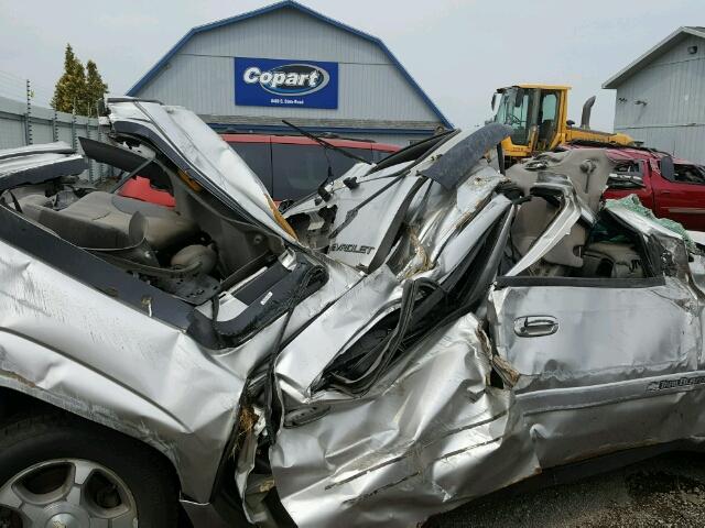 1GNET16S446137691 - 2004 CHEVROLET TRAILBLAZE SILVER photo 9