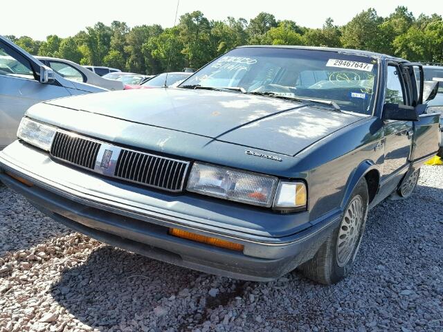 1G3AG55N9P6382151 - 1993 OLDSMOBILE CUTLASS CI TEAL photo 2