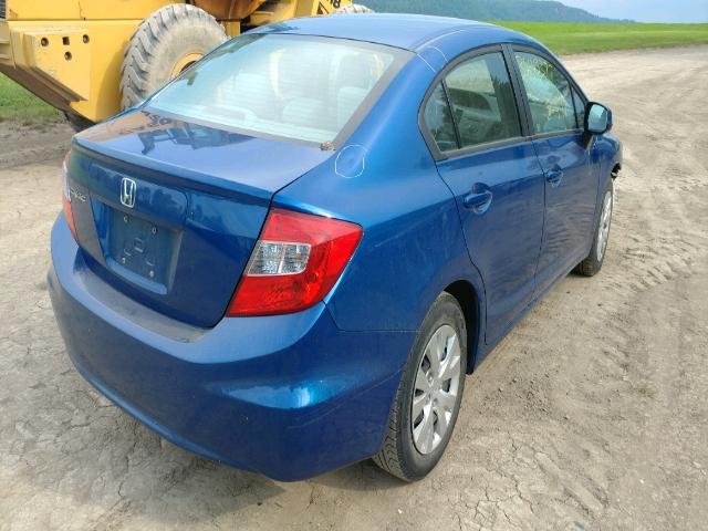 2HGFB2F56CH538044 - 2012 HONDA CIVIC LX BLUE photo 4