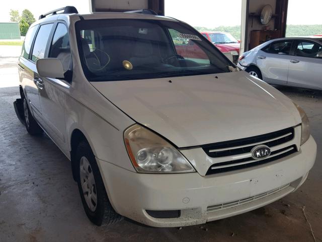 KNDMB233066058113 - 2006 KIA SEDONA EX WHITE photo 1