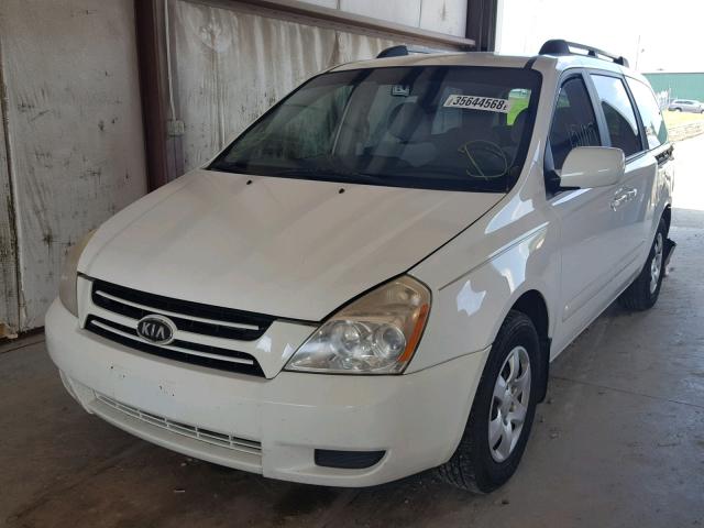 KNDMB233066058113 - 2006 KIA SEDONA EX WHITE photo 2