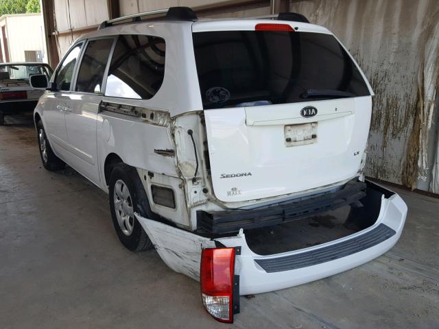 KNDMB233066058113 - 2006 KIA SEDONA EX WHITE photo 3