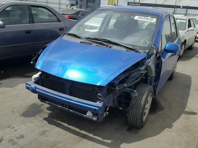 JHMGD38498S059848 - 2008 HONDA FIT BLUE photo 2