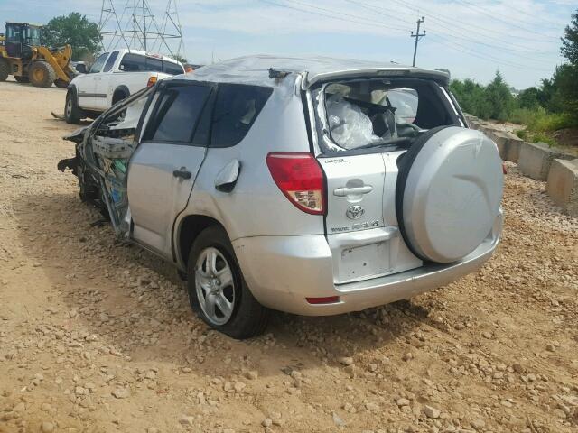 JTMZD33V386074722 - 2008 TOYOTA RAV4 SILVER photo 3