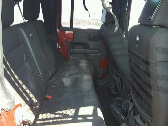 1J8GA69148L554915 - 2008 JEEP WRANGLER U RED photo 6