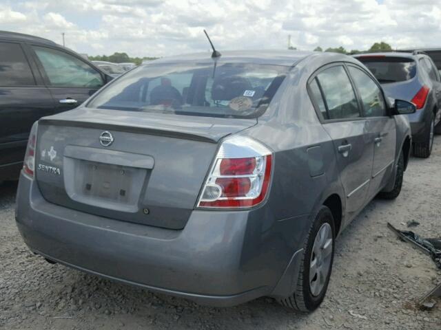 3N1AB61E38L674656 - 2008 NISSAN SENTRA 2.0 GRAY photo 4