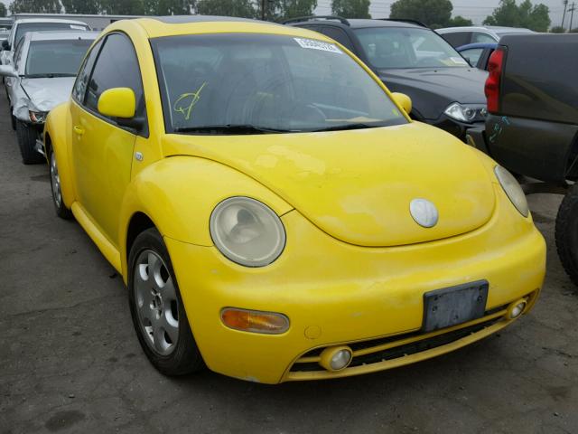 3VWCK21CX2M438940 - 2002 VOLKSWAGEN NEW BEETLE 黄色 照片 1