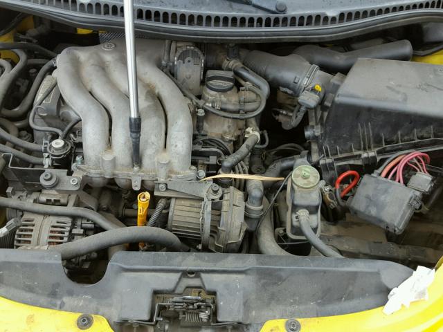 3VWCK21CX2M438940 - 2002 VOLKSWAGEN NEW BEETLE 黄色 照片 7