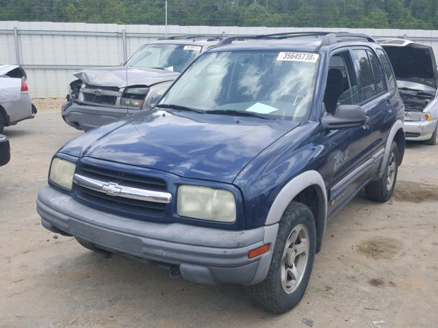 2CNBJ734846915734 - 2004 CHEVROLET TRACKER ZR BLUE photo 2