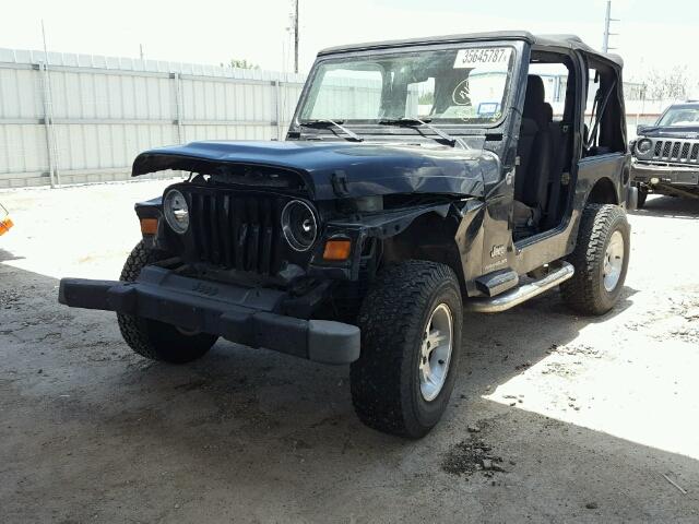 1J4FA39SX5P387551 - 2005 JEEP WRANGLER X BLACK photo 2