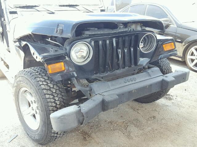 1J4FA39SX5P387551 - 2005 JEEP WRANGLER X BLACK photo 9