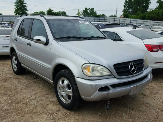 4JGAB57E24A461564 - 2004 MERCEDES-BENZ ML 350 SILVER photo 1