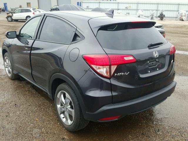 3CZRU6H59HG708005 - 2017 HONDA HR-V EX BLACK photo 3