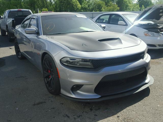 2C3CDXEJ2GH239345 - 2016 DODGE CHARGER SR SILVER photo 1