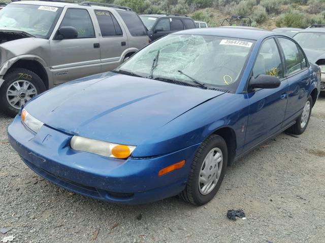 1G8ZF52822Z218102 - 2002 SATURN SL BLUE photo 2