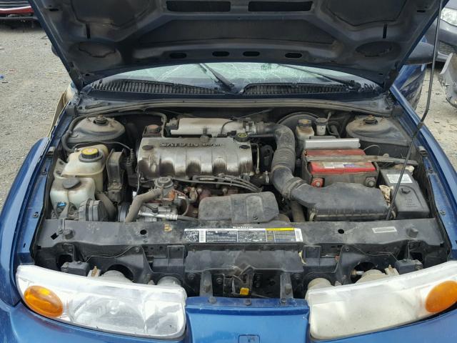 1G8ZF52822Z218102 - 2002 SATURN SL BLUE photo 7