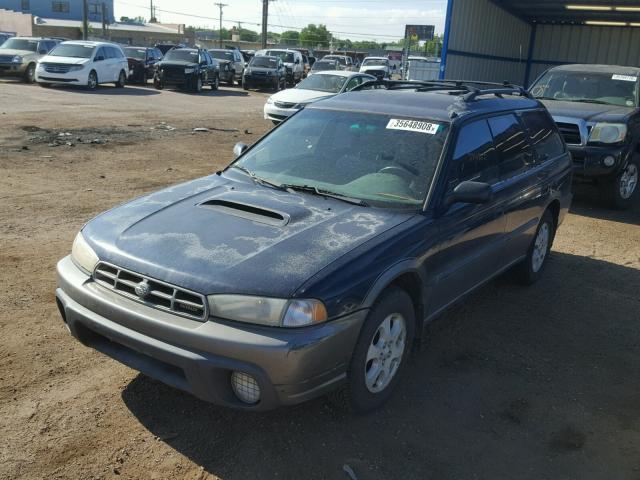 4S3BG6857W6654877 - 1998 SUBARU LEGACY 30T BLUE photo 2