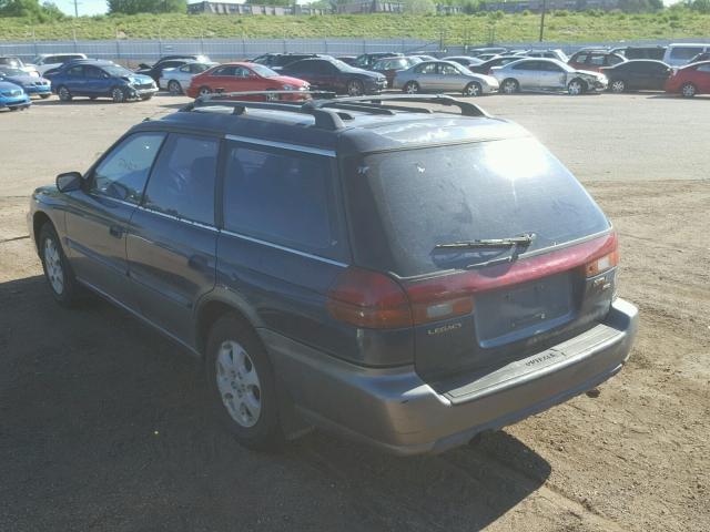 4S3BG6857W6654877 - 1998 SUBARU LEGACY 30T BLUE photo 3