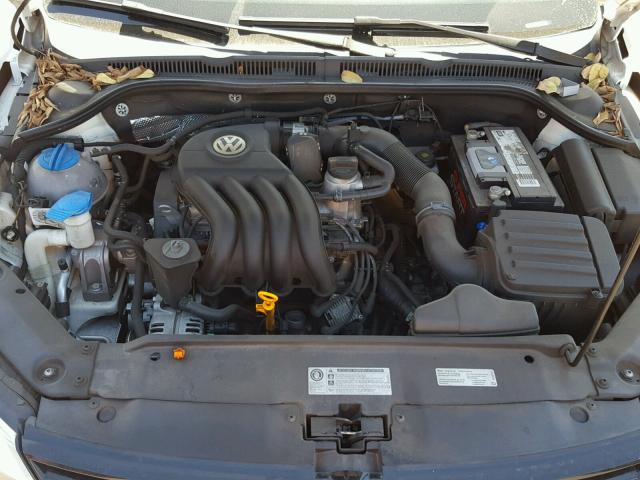 3VW2K7AJXCM382054 - 2012 VOLKSWAGEN JETTA BASE 白色 照片 7