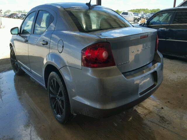 1B3BD1FB3BN593386 - 2011 DODGE AVENGER MA GRAY photo 3